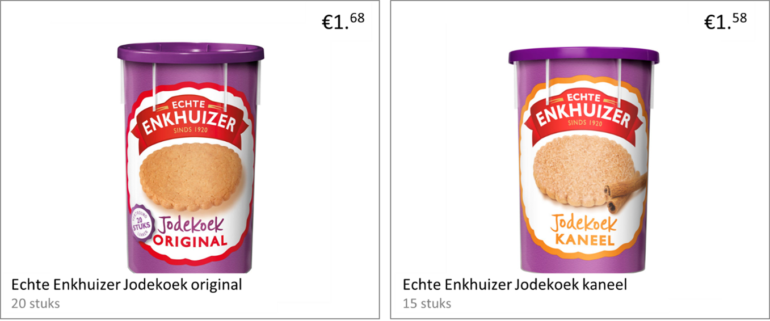 Keuze uit koeken